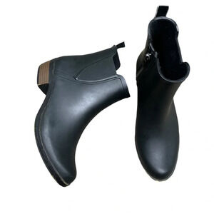 Lucky Brand Womens Bunita Black Rainboots Size 8